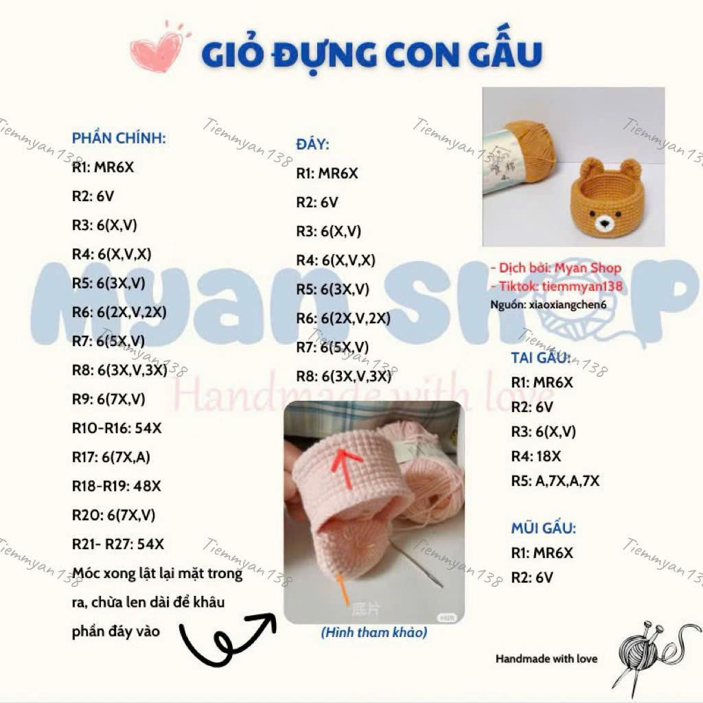 giỏ đựng con gấu
