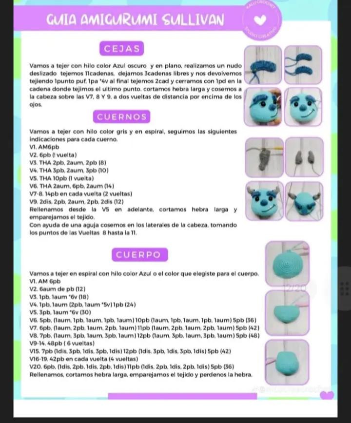 Guía Completa para Crear Amigurumi Baby Boo con Instrucciones Detalladas