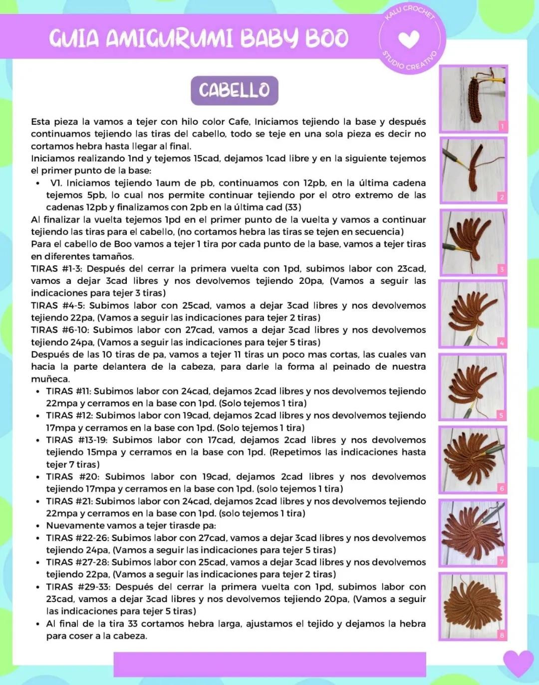 Guía Completa para Crear Amigurumi Baby Boo con Instrucciones Detalladas