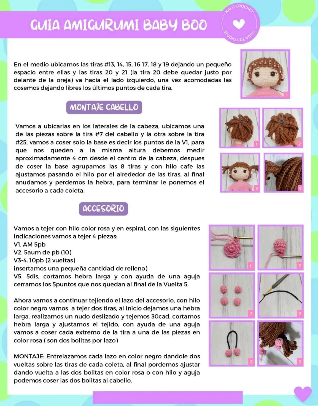 Guía Completa para Crear Amigurumi Baby Boo con Instrucciones Detalladas
