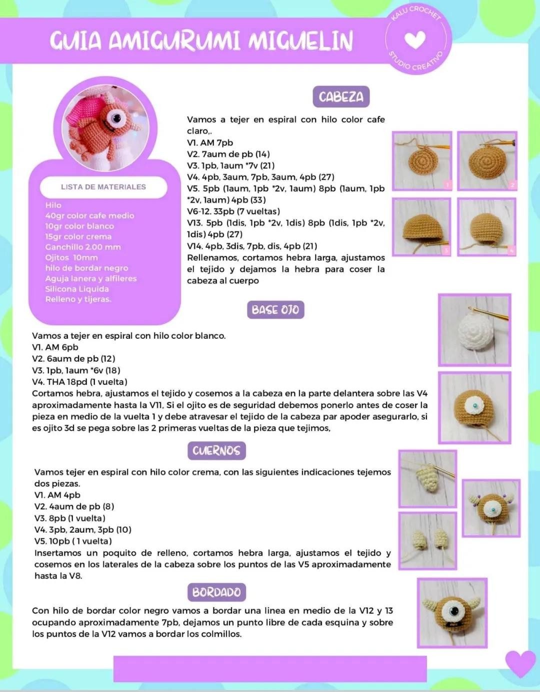 Guía Completa para Crear Amigurumi Baby Boo con Instrucciones Detalladas