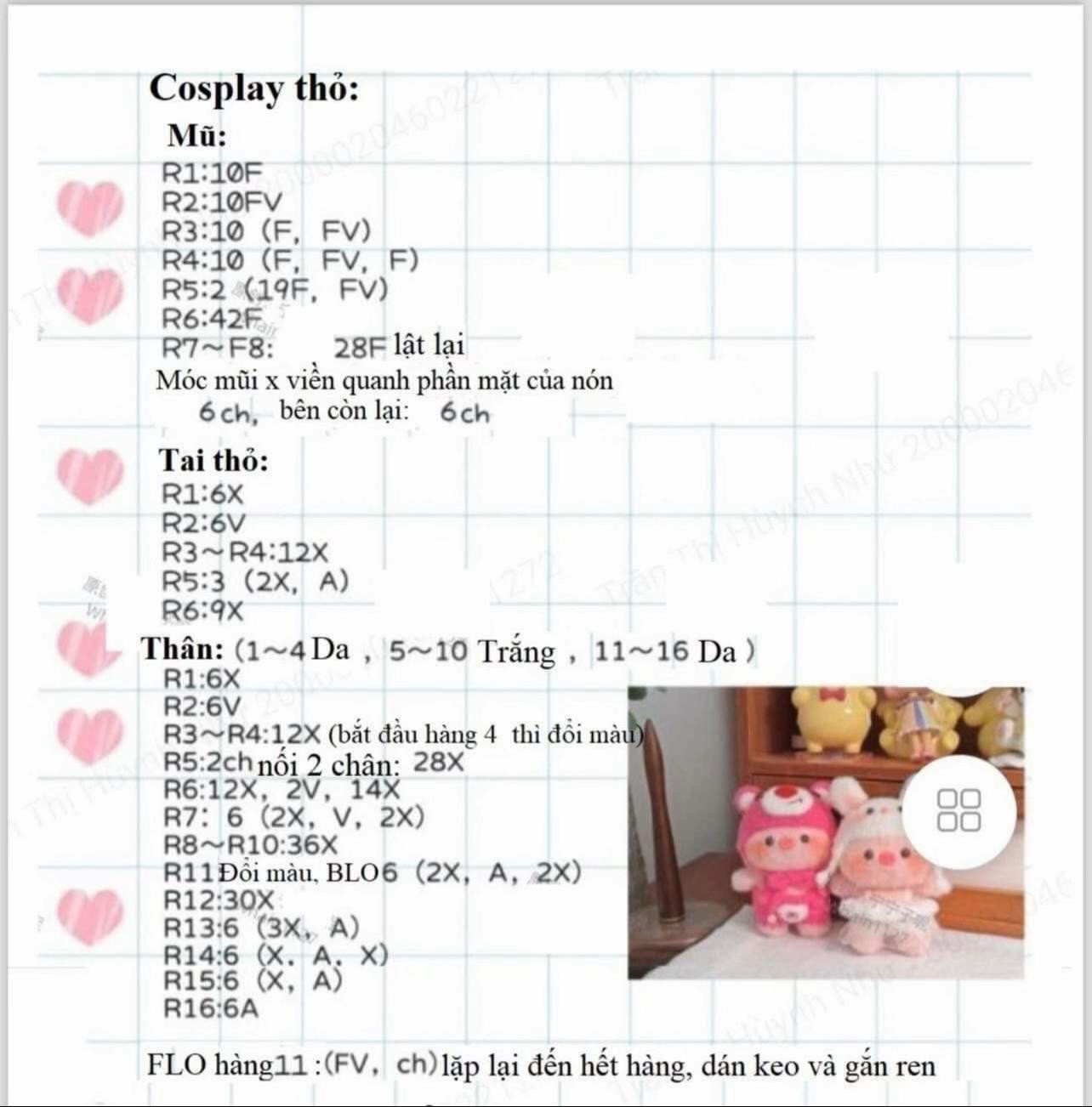Heo Cosplay: Các Mẫu Thú Dễ Thương Từ Len Móc