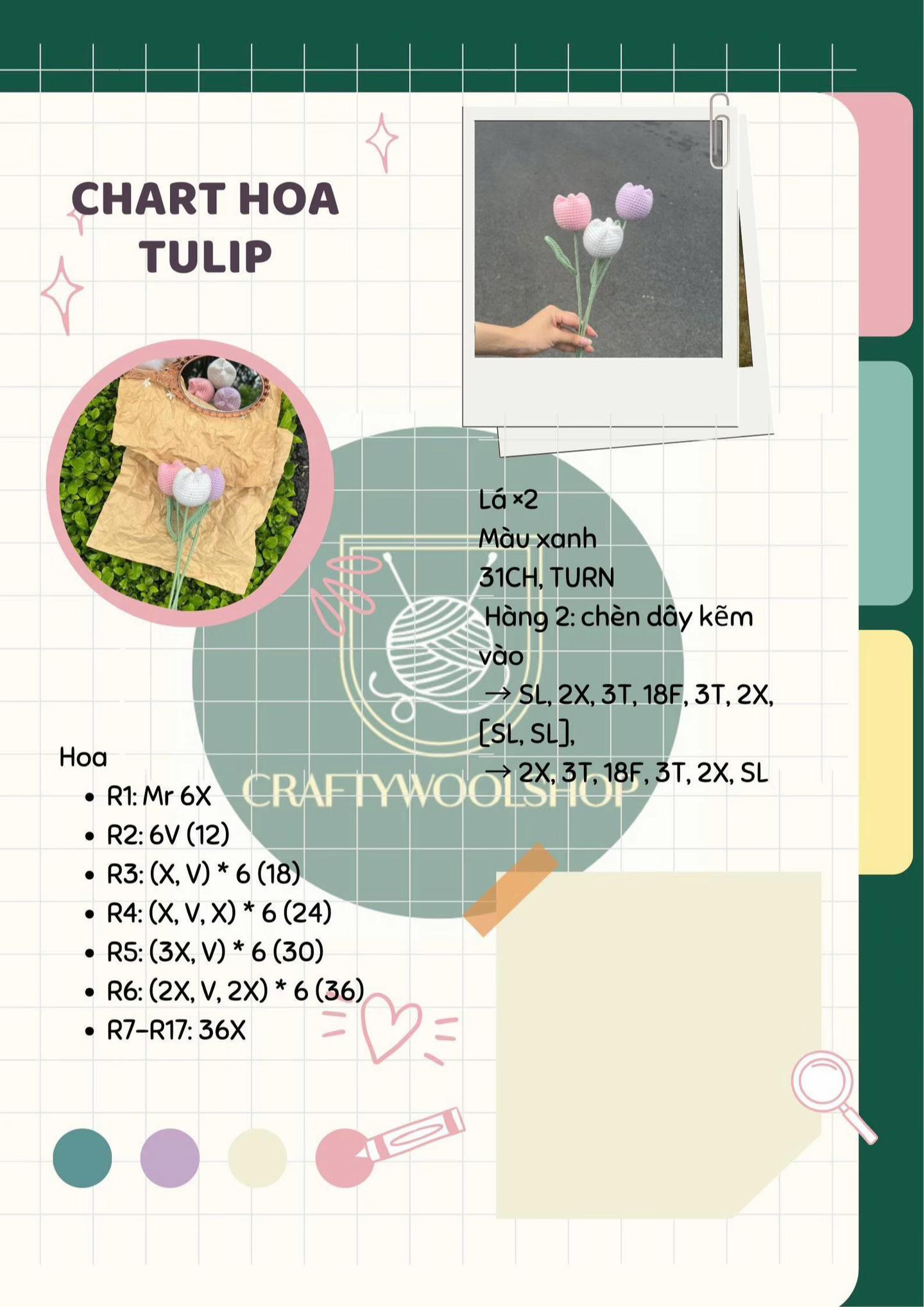 hoa hồng, hoa chuông, hoa cúc họa mi, hoa lavender, hoa tulip