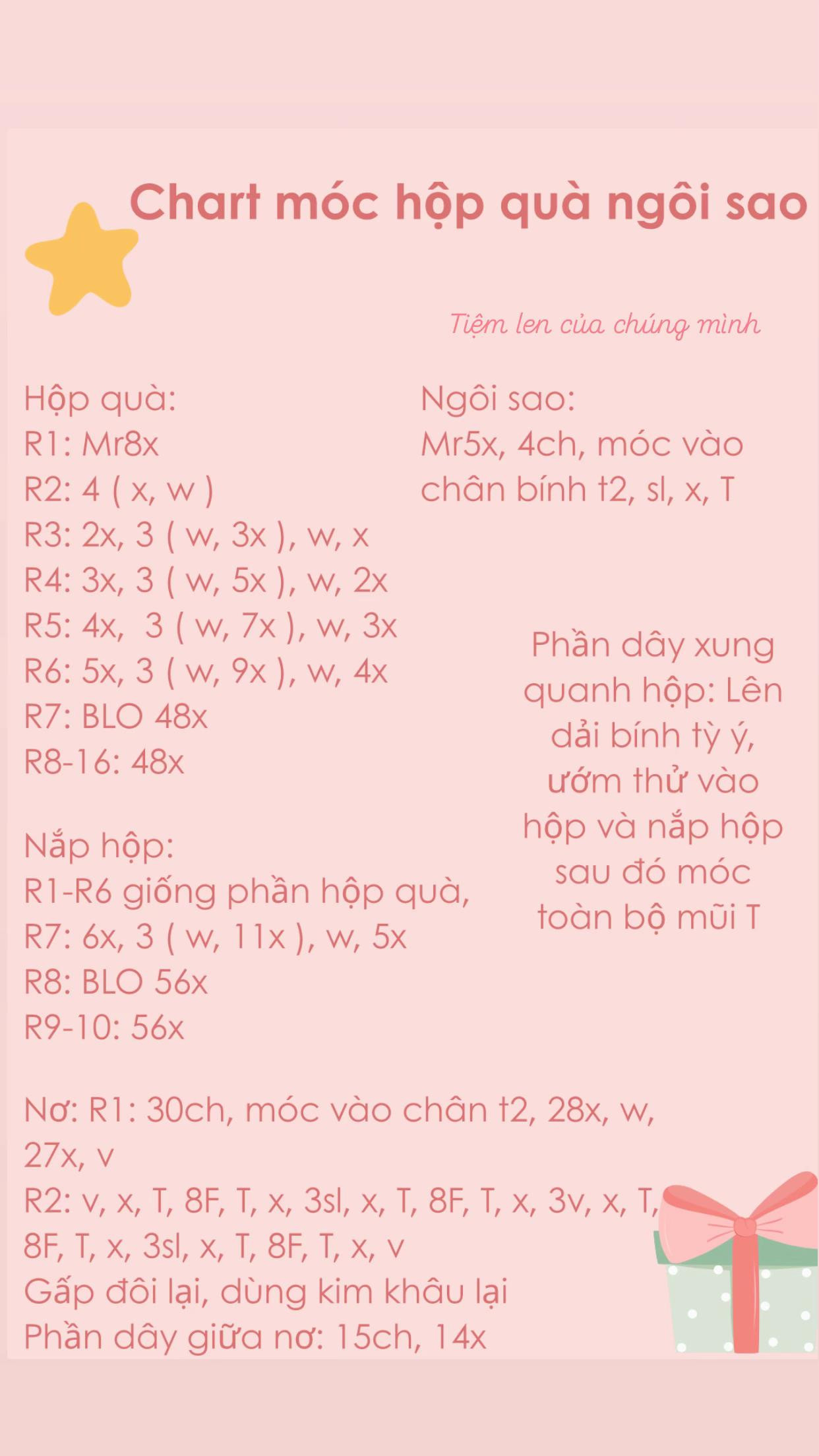 hộp quà ngôi sao