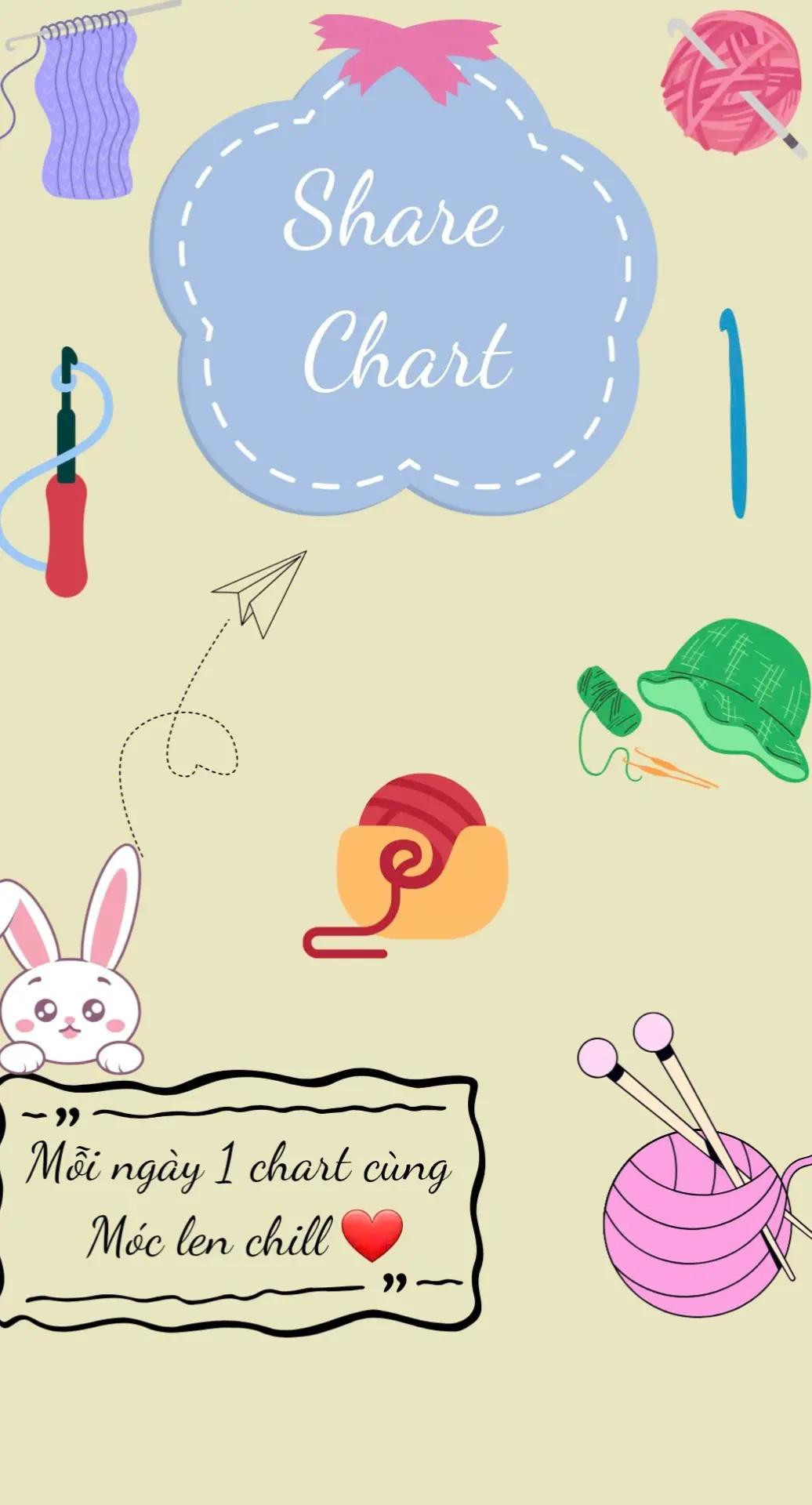 Hướng dẫn chi tiết tạo hình thú cưng bằng len với chart móc rainbow lion