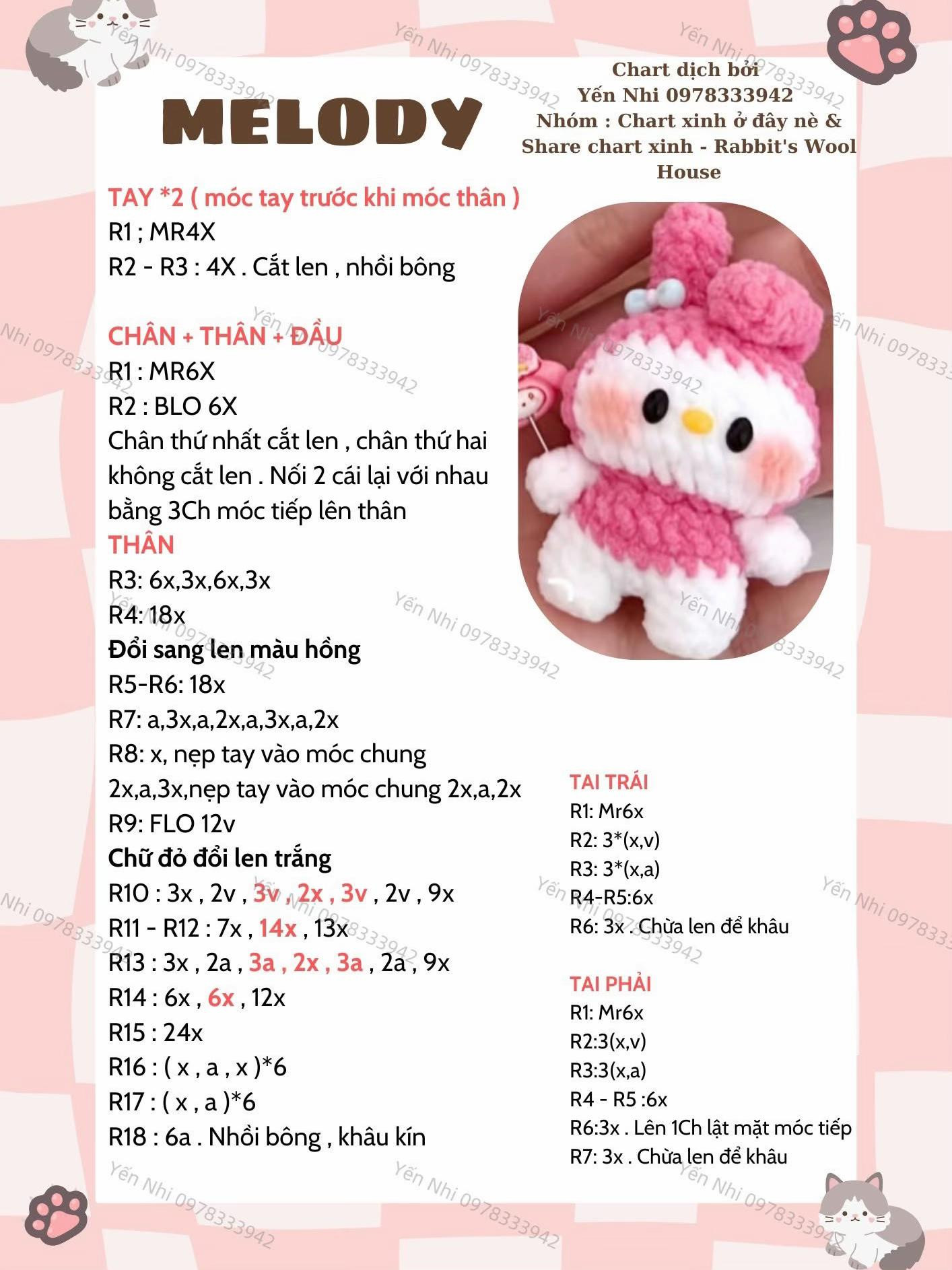 Hướng Dẫn Móc Thú Mini Dễ Thương Từ Len Nhung