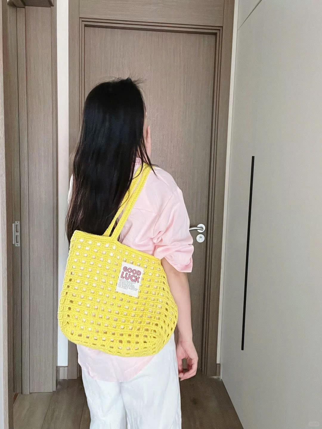 Hướng dẫn móc túi tote lưới siêu xinh phong cách hàn quốc