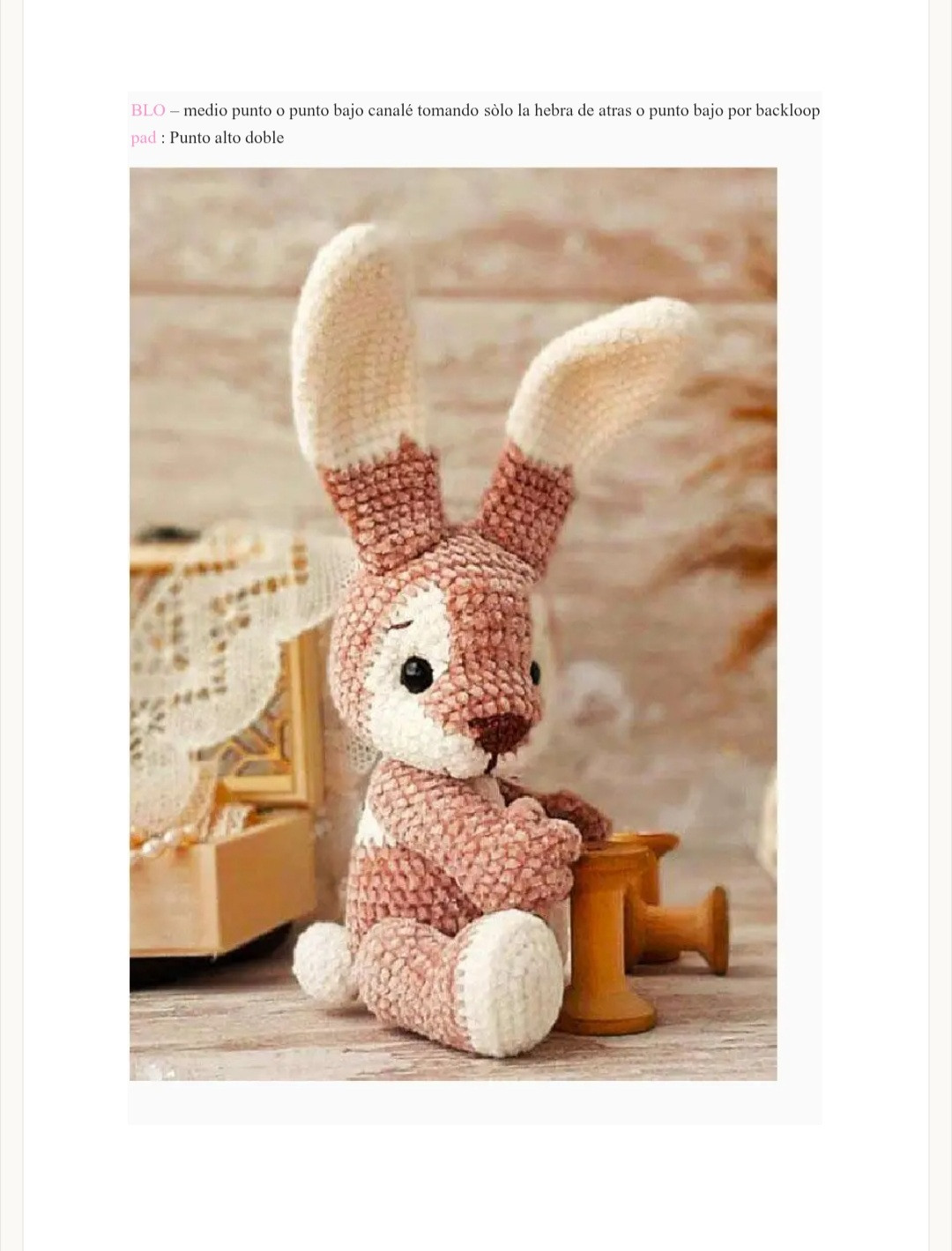 Invierno Conejo de Peluche PDF Amigurumi Patrón Gratis