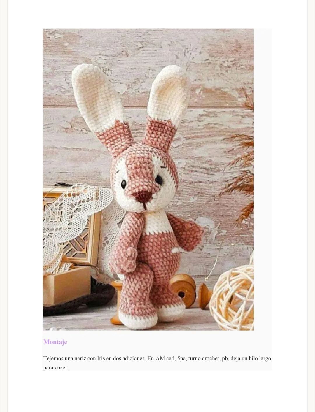 Invierno Conejo de Peluche PDF Amigurumi Patrón Gratis