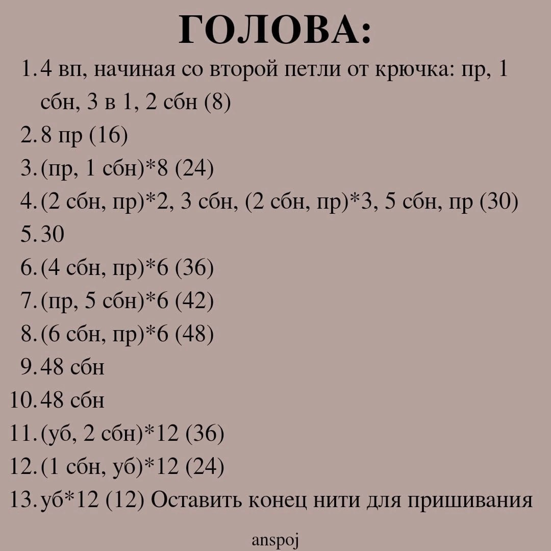 Изготовление милого вязаного кролика: пошаговая схема
