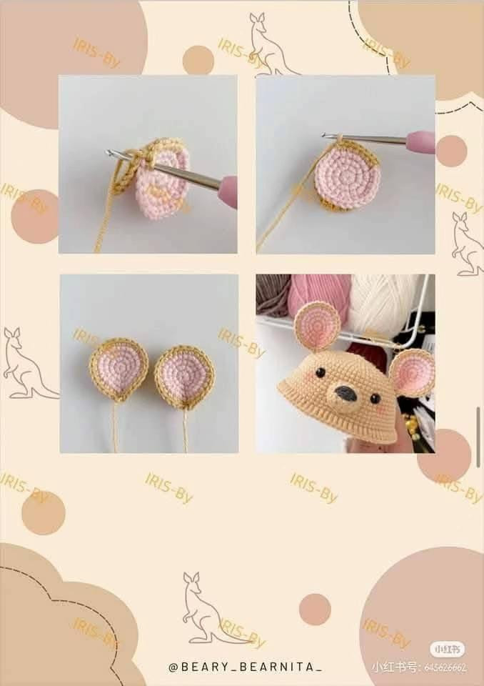 Kangaroo Doll Crochet Pattern for Amigurumi Enthusiasts