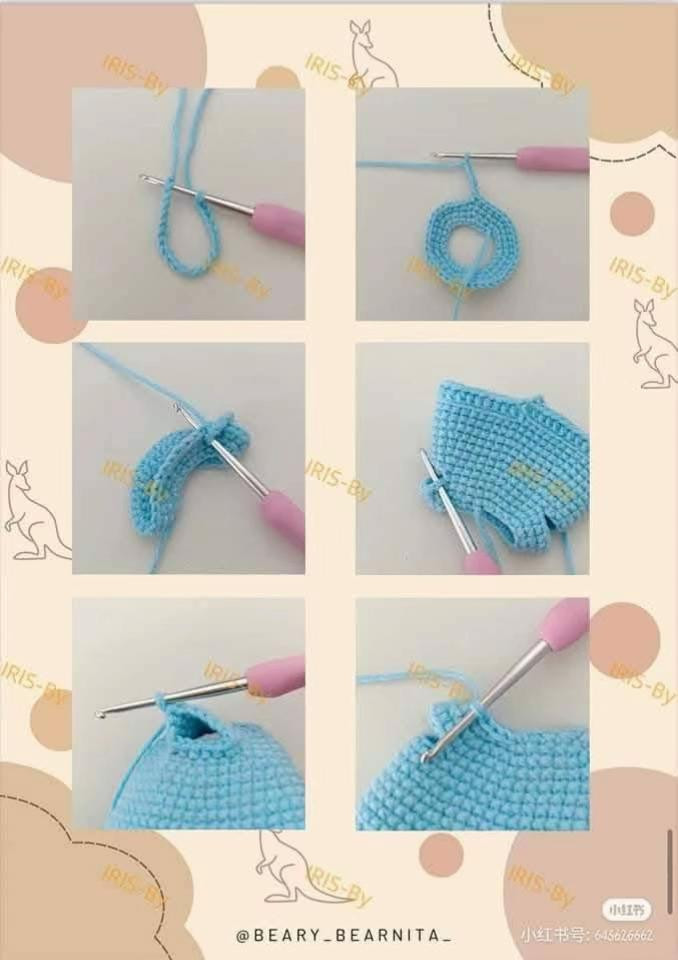 Kangaroo Doll Crochet Pattern for Amigurumi Enthusiasts