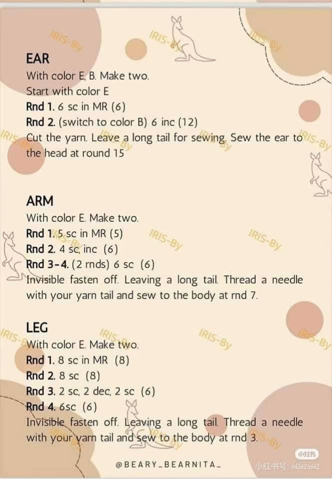 Kangaroo Doll Crochet Pattern for Amigurumi Enthusiasts