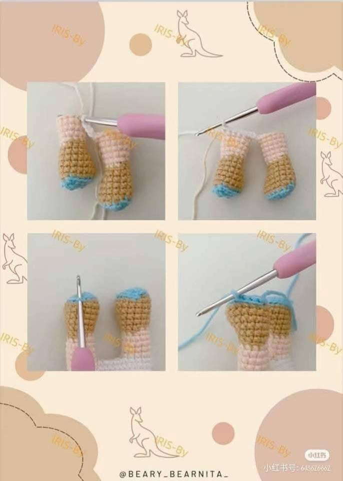 Kangaroo Doll Crochet Pattern for Amigurumi Enthusiasts