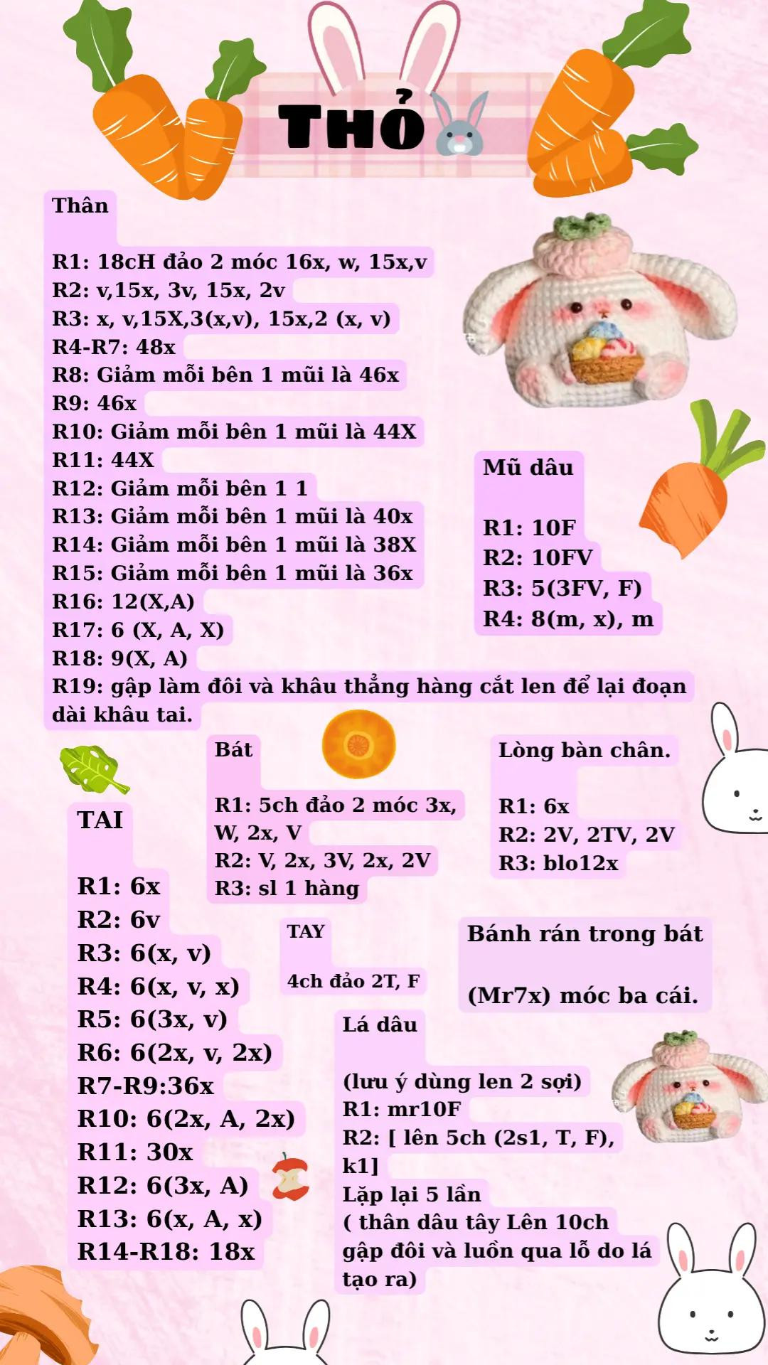 kem dưa hấu heo, donut heo, thỏ