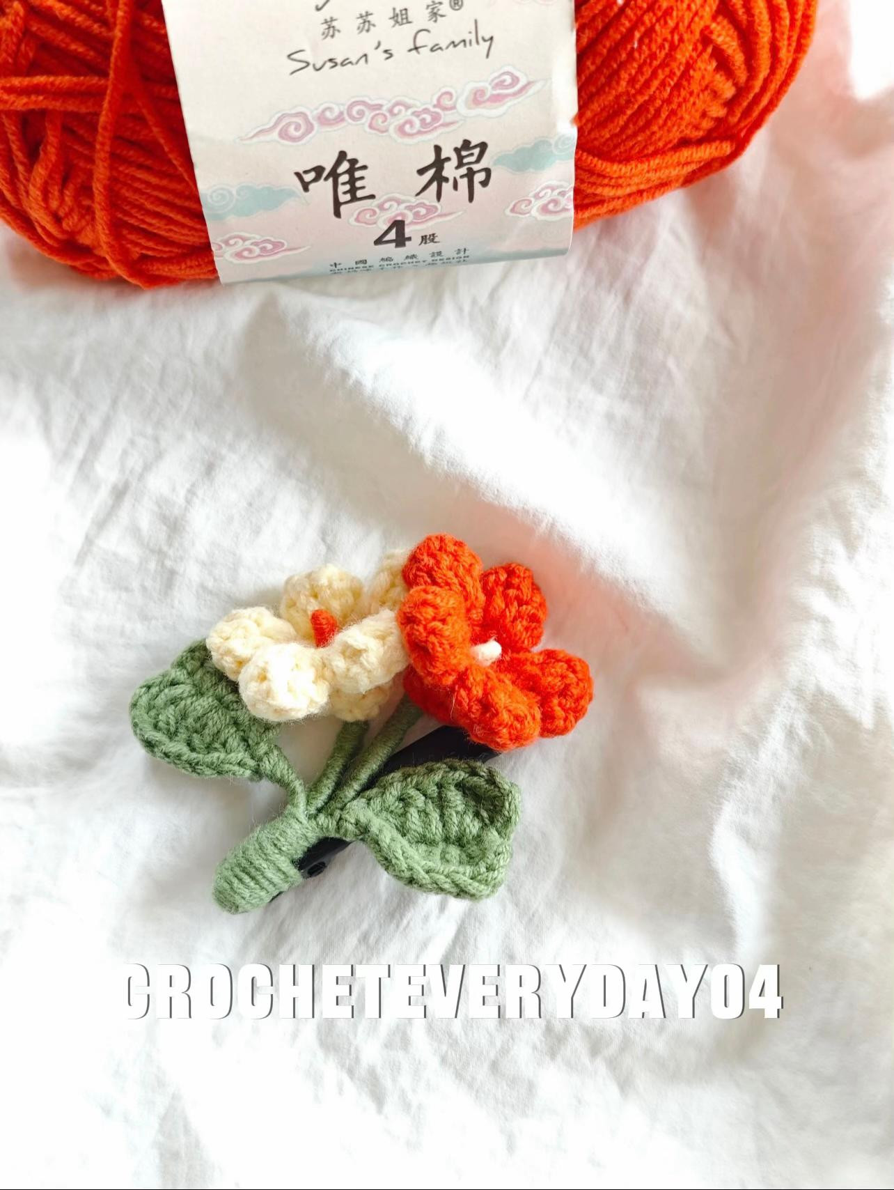 kẹp tóc bó hoa