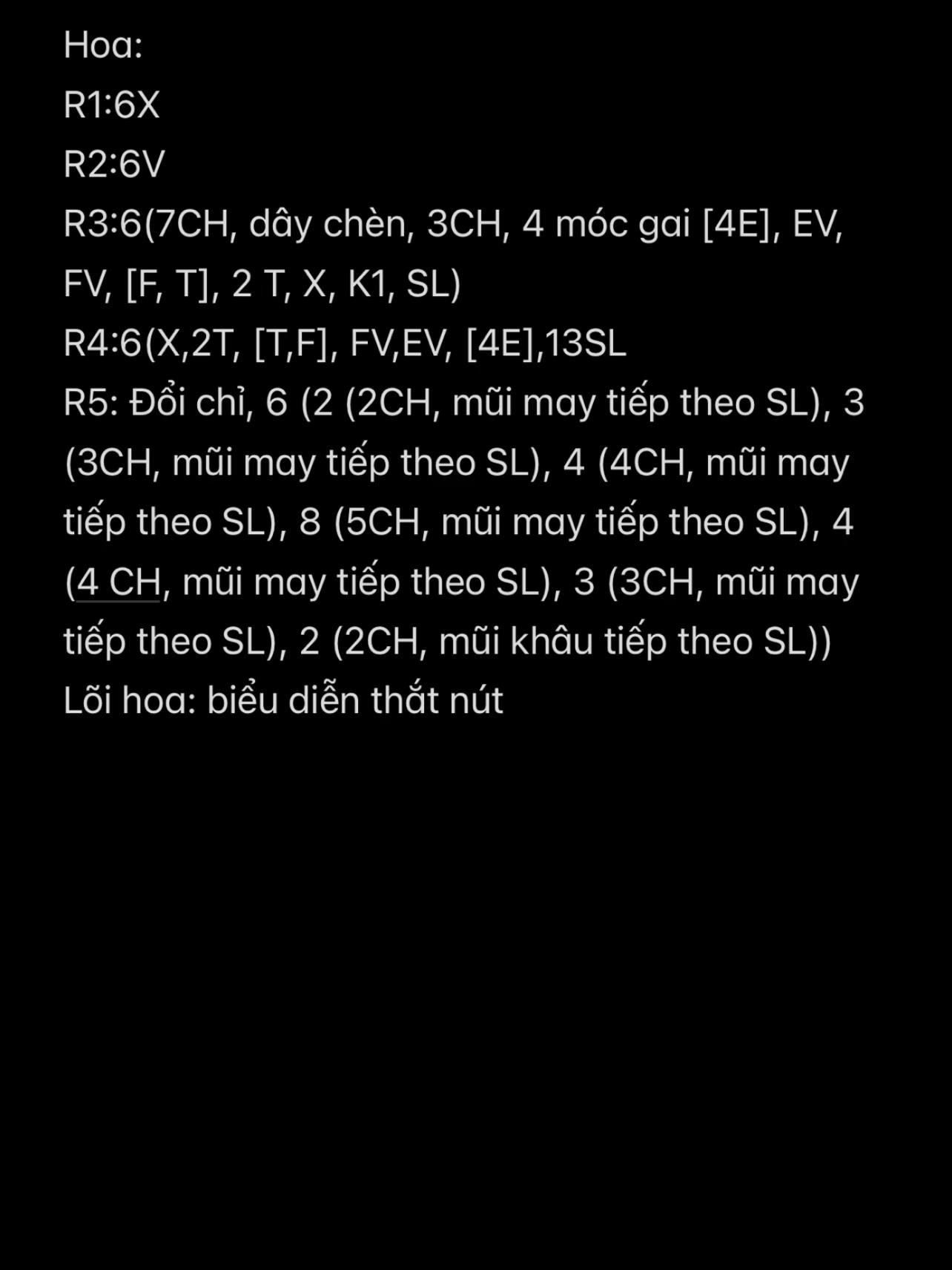 kẹp tóc hoa  Chart hoa kẹp tóc