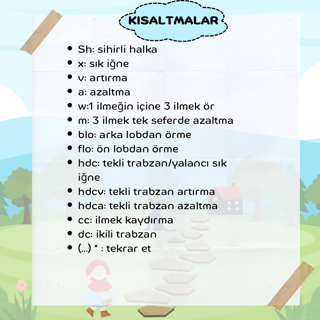 Kırmızı Başlıklı Kız Amigurumi Bebek Yapılışı