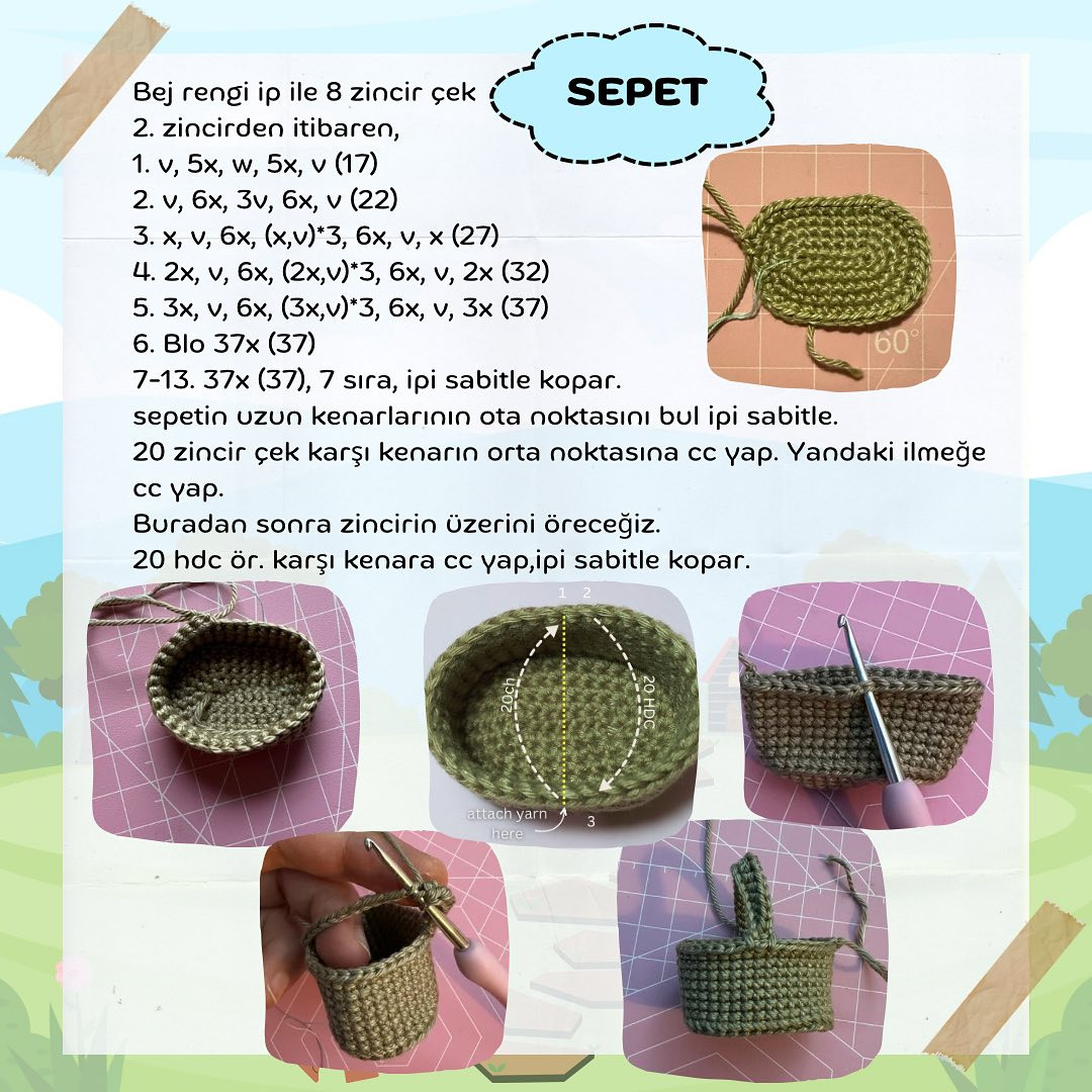 Kırmızı Başlıklı Kız Amigurumi Bebek Yapılışı