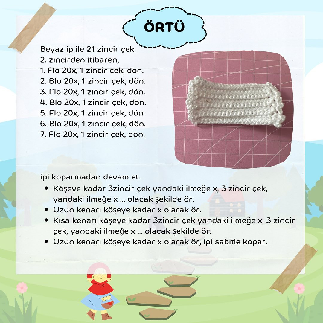 Kırmızı Başlıklı Kız Amigurumi Bebek Yapılışı
