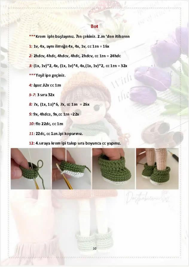 Lia Bebek Tarifi: Sevimli Amigurumi Örgü Modeli ve Yapılışı