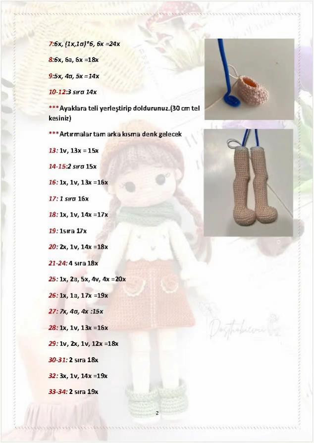 Lia Bebek Tarifi: Sevimli Amigurumi Örgü Modeli ve Yapılışı