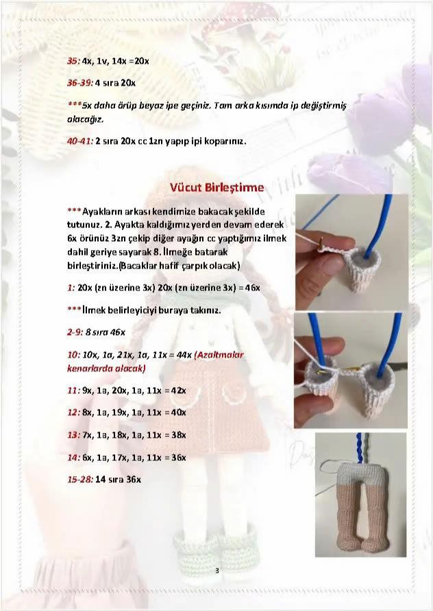 Lia Bebek Tarifi: Sevimli Amigurumi Örgü Modeli ve Yapılışı
