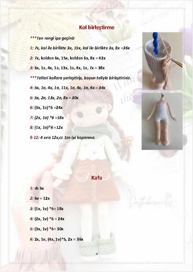 Lia Bebek Tarifi: Sevimli Amigurumi Örgü Modeli ve Yapılışı
