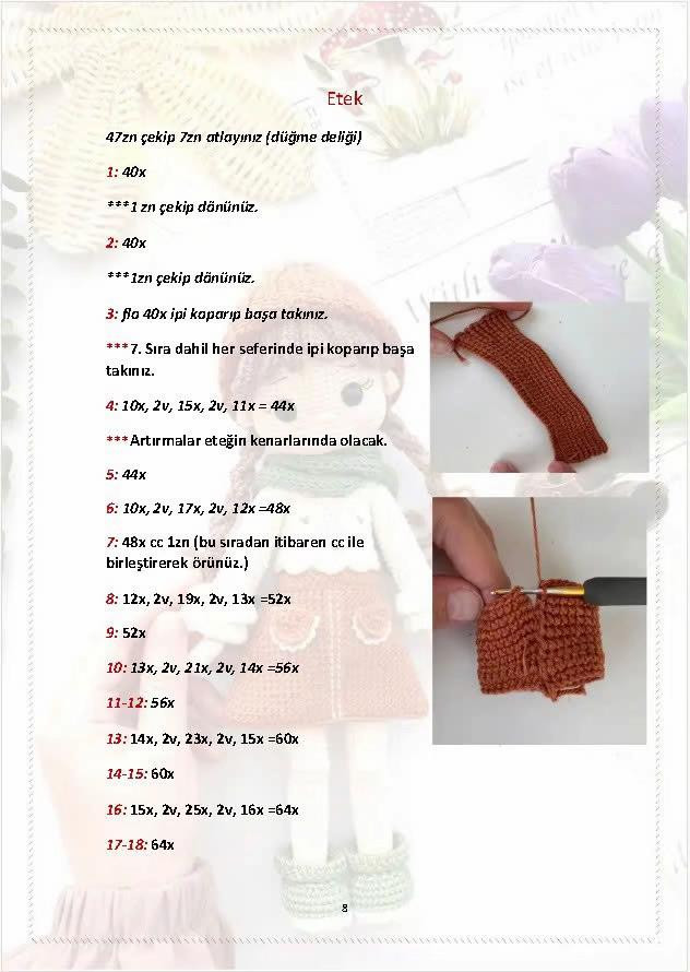 Lia Bebek Tarifi: Sevimli Amigurumi Örgü Modeli ve Yapılışı