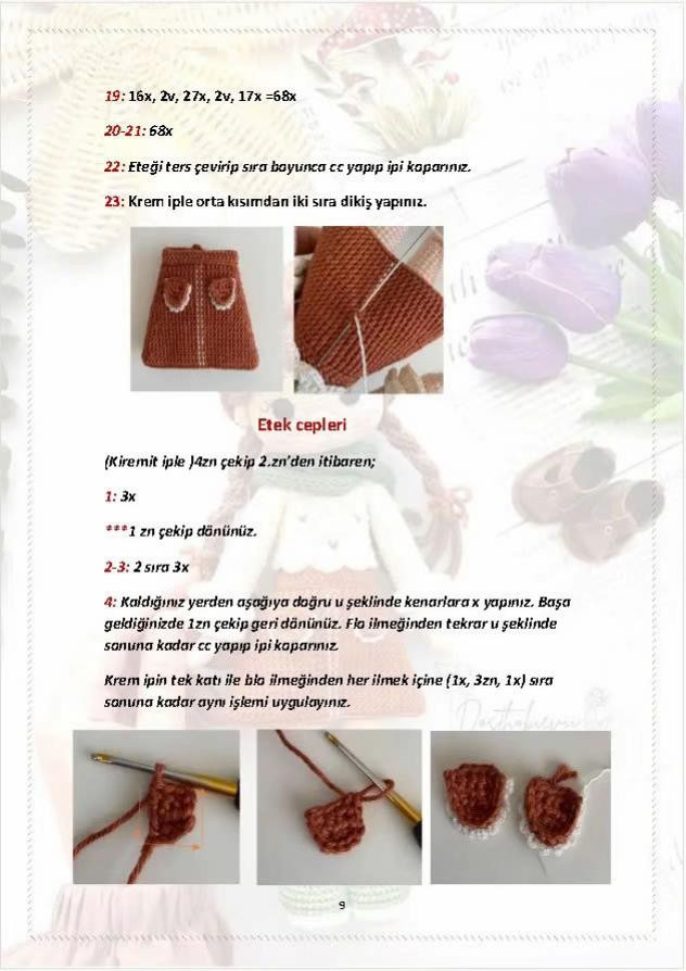 Lia Bebek Tarifi: Sevimli Amigurumi Örgü Modeli ve Yapılışı