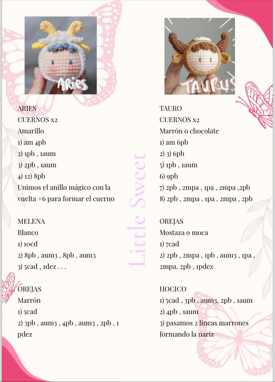 Llaveros de Amigurumi: Los Doce Signos del Zodíaco