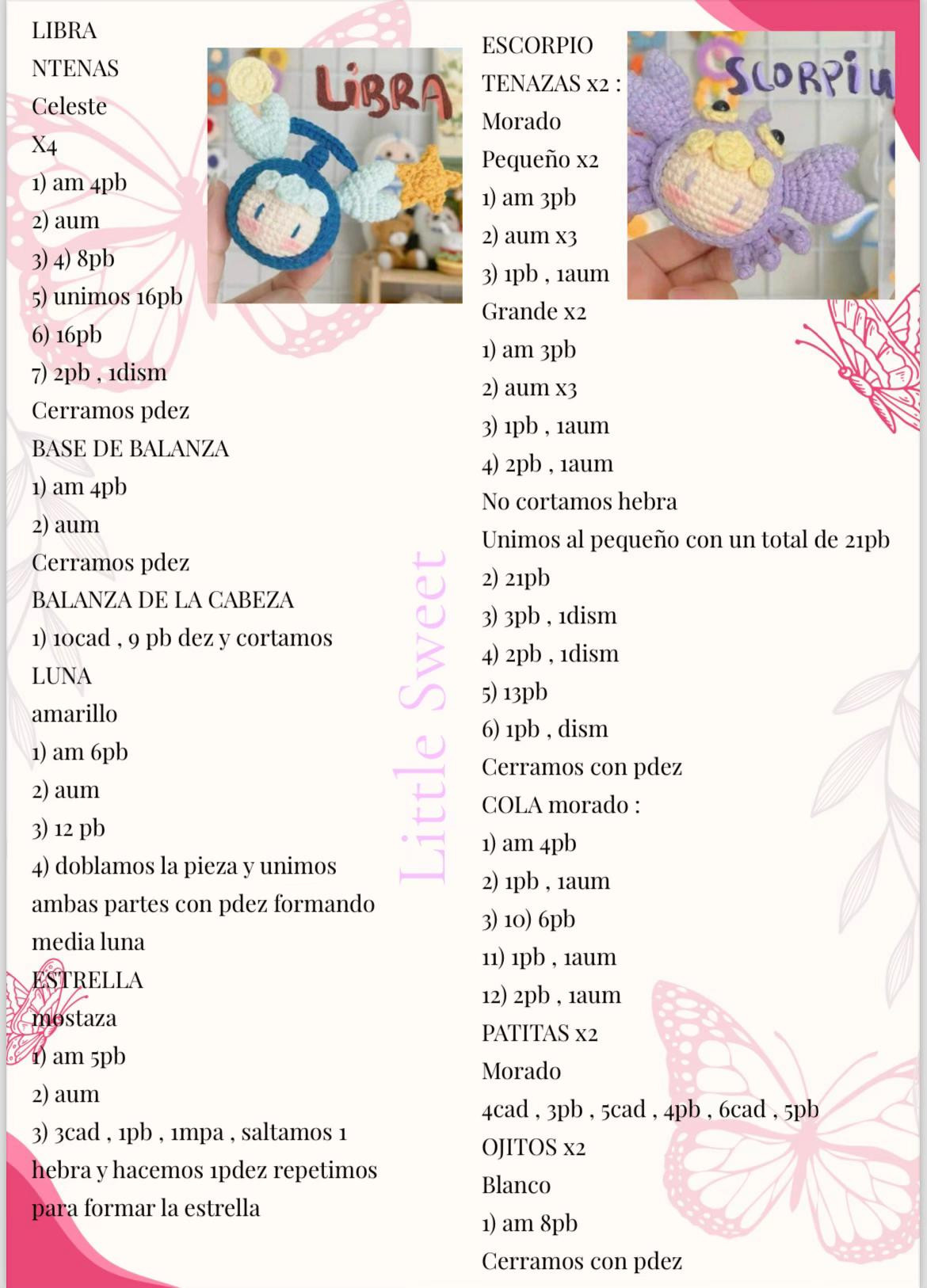 Llaveros de Amigurumi: Los Doce Signos del Zodíaco