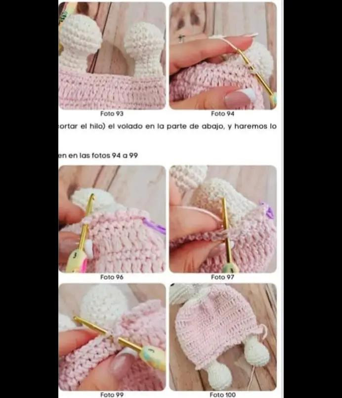 "Mantita de conejo amigurumi: patrón detallado para tejedores"
