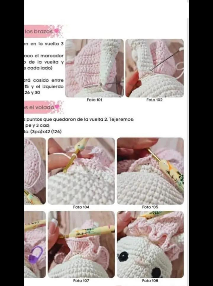 "Mantita de conejo amigurumi: patrón detallado para tejedores"