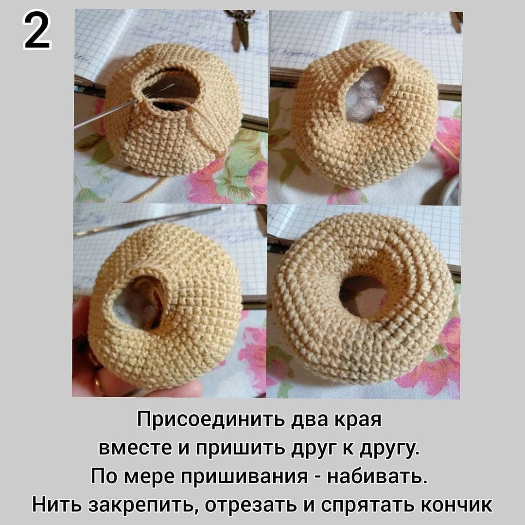 Мастер-класс по вязанию: яркие пончики-брелоки своими руками