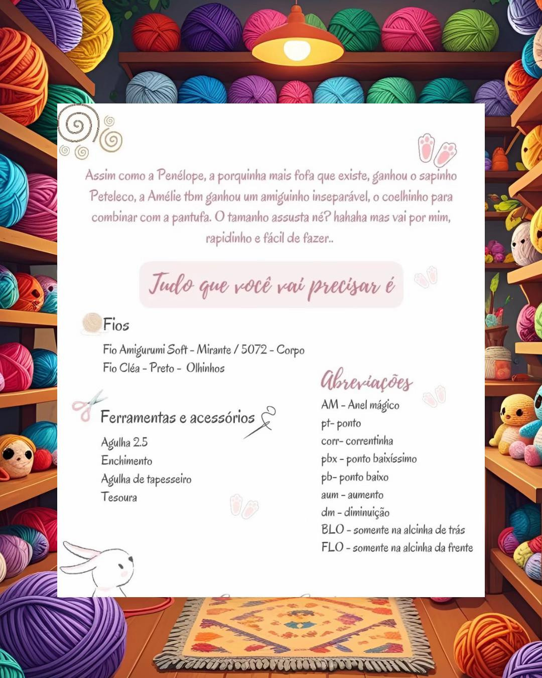 Mini Coelhinho: Receita Grátis para Criar Amigurumi Adorável