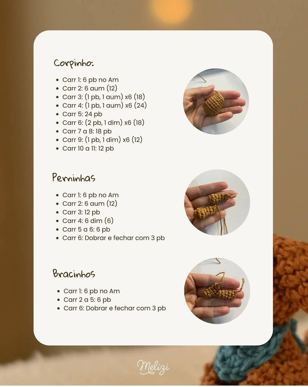 Mini Totó: Receita de Crochê Amigurumi para Fazer um Cachorrinho Fofo