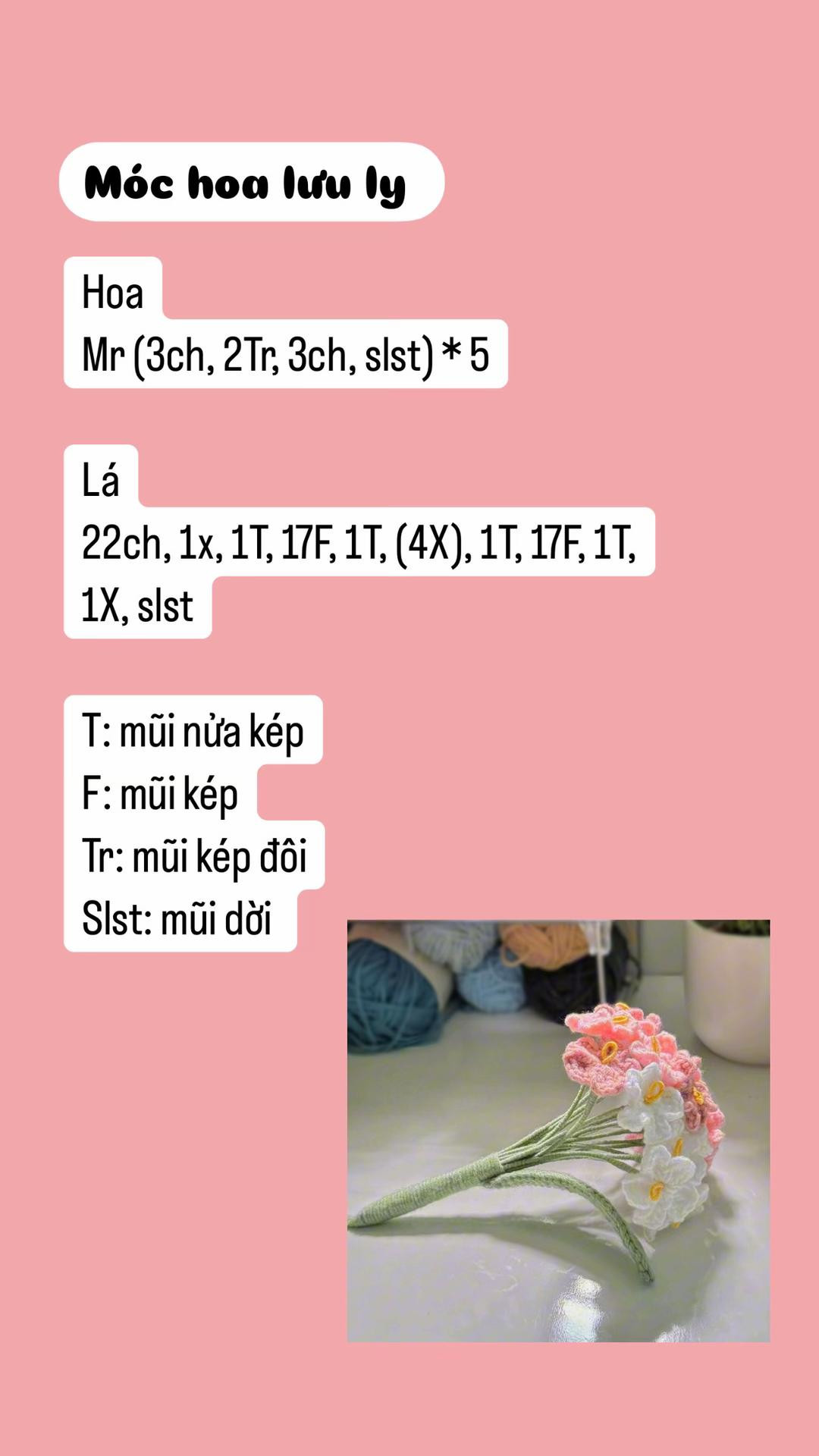 móc hoa lưu ly