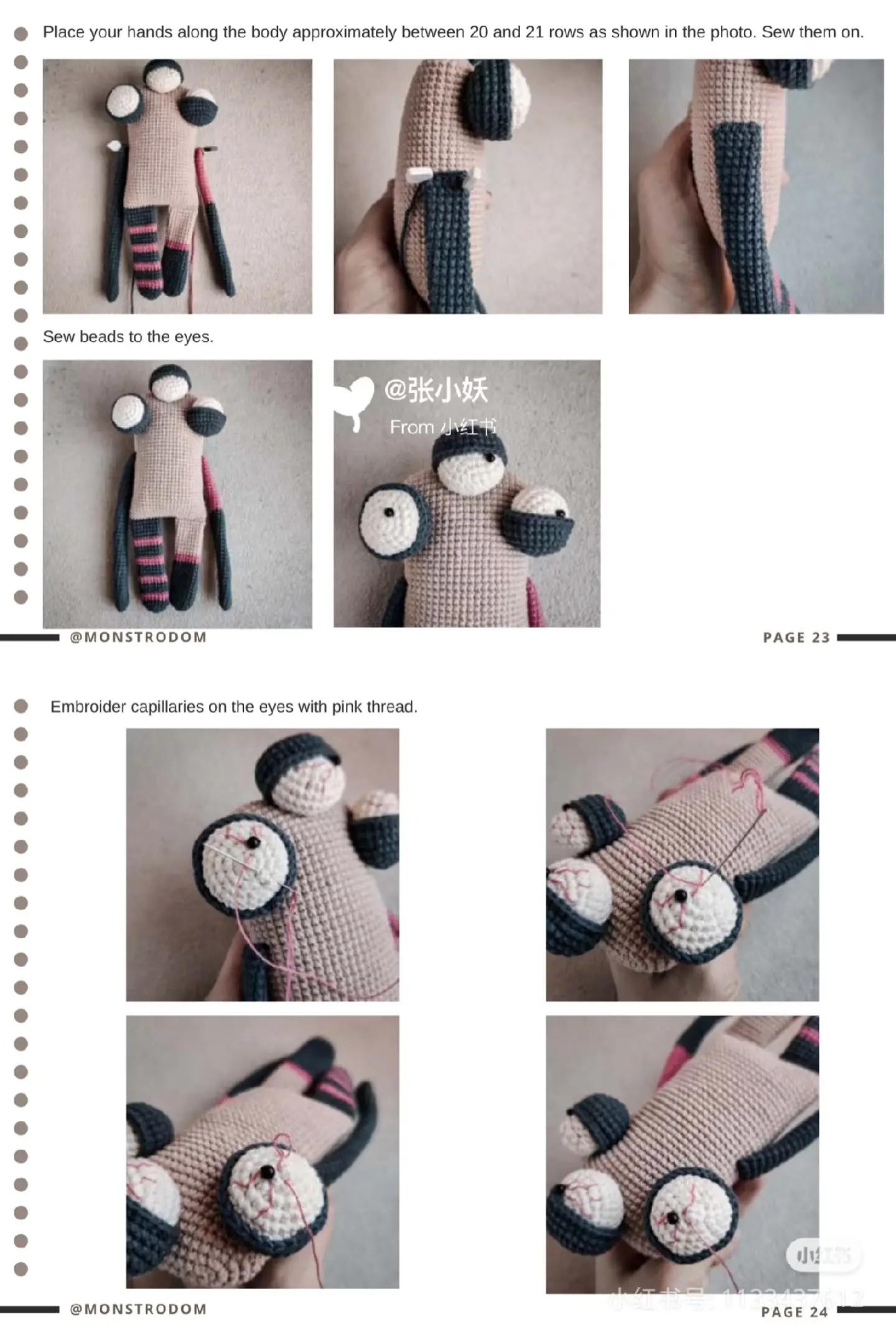 Mr. Boo Crochet Pattern: Detailed Assembly Instructions