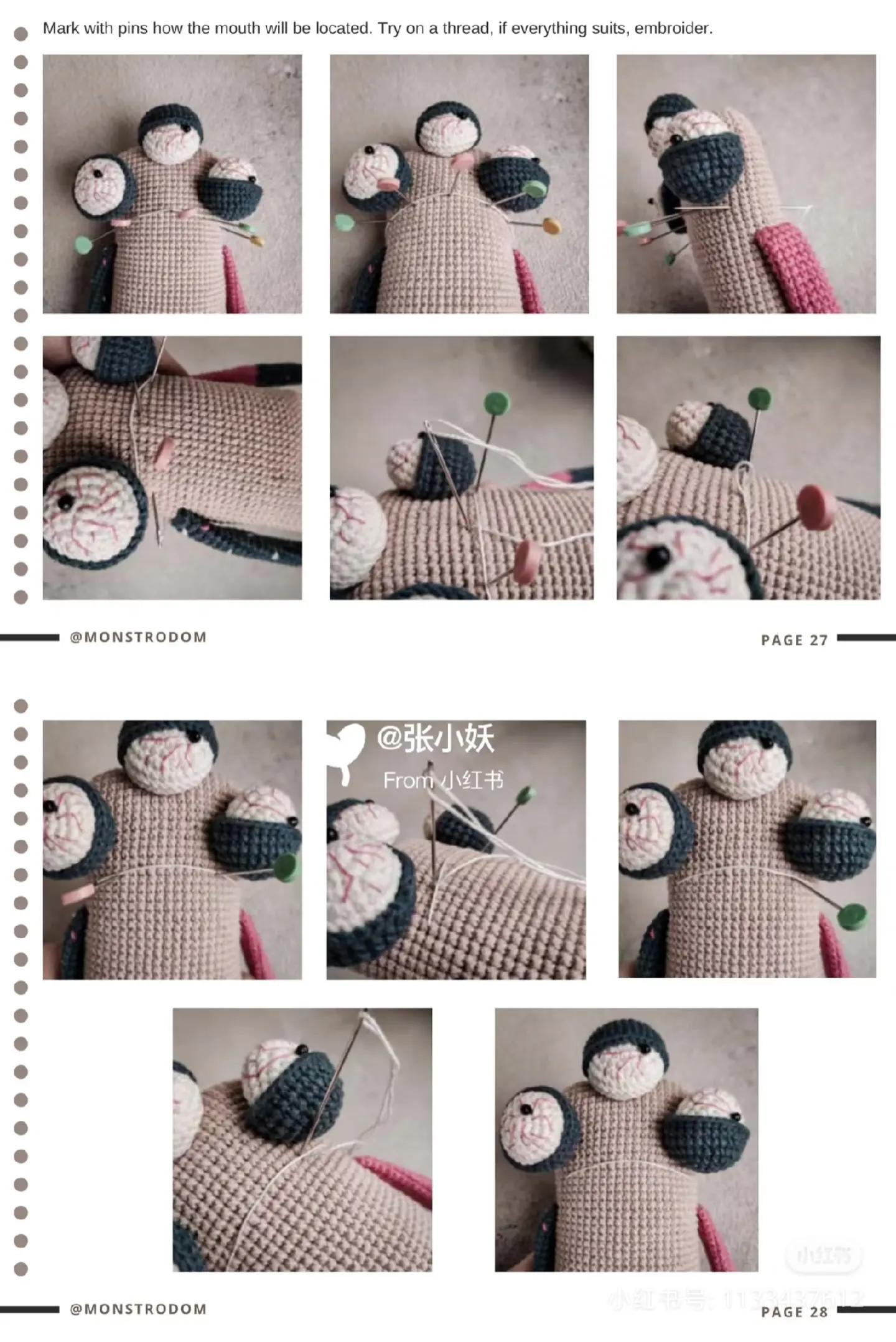 Mr. Boo Crochet Pattern: Detailed Assembly Instructions