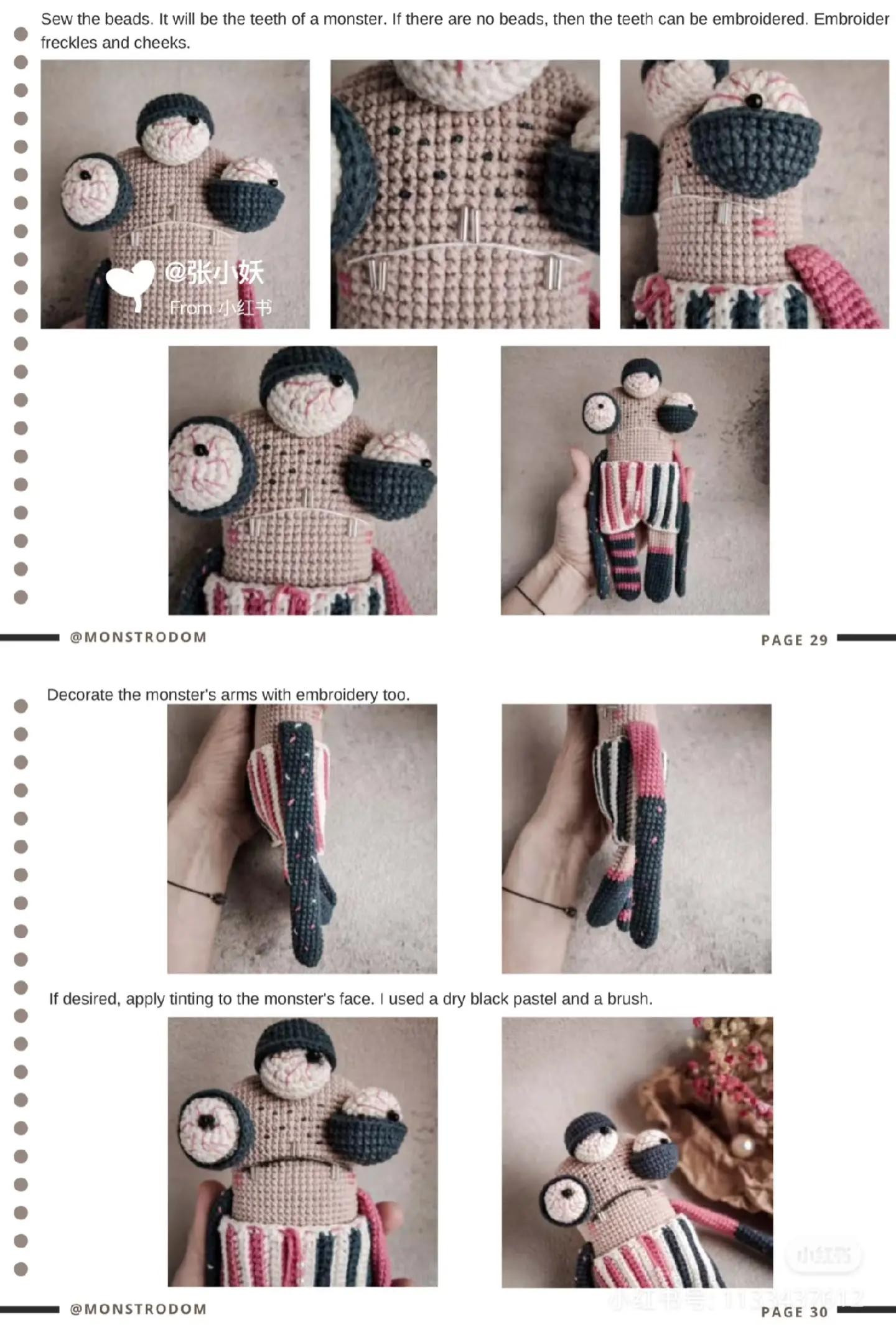 Mr. Boo Crochet Pattern: Detailed Assembly Instructions
