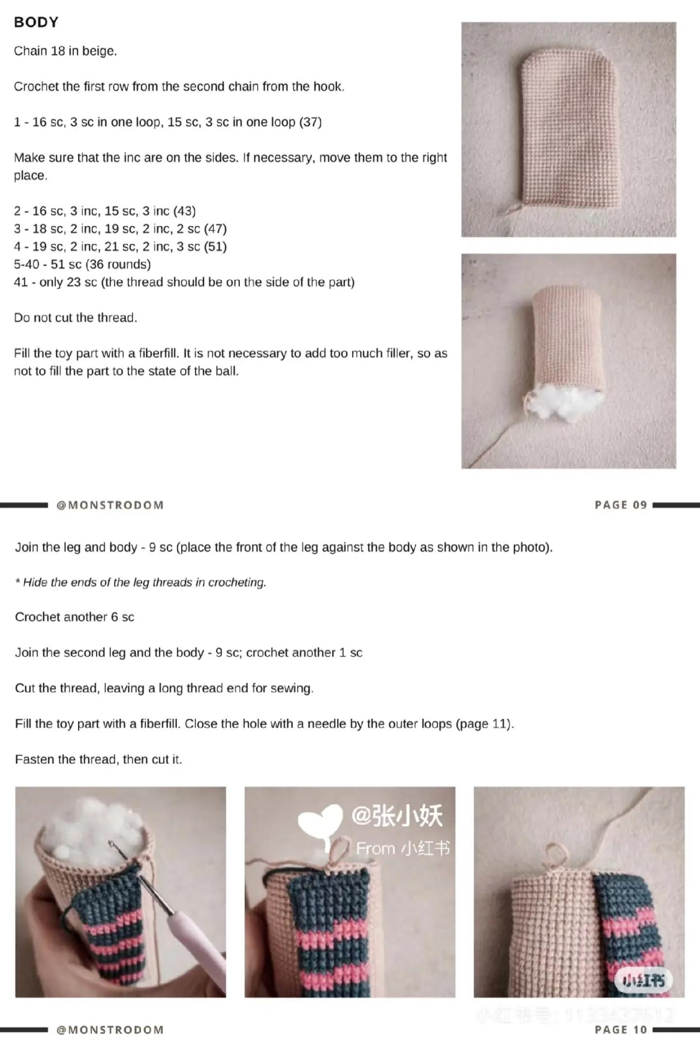 Mr. Boo Crochet Pattern: Detailed Assembly Instructions