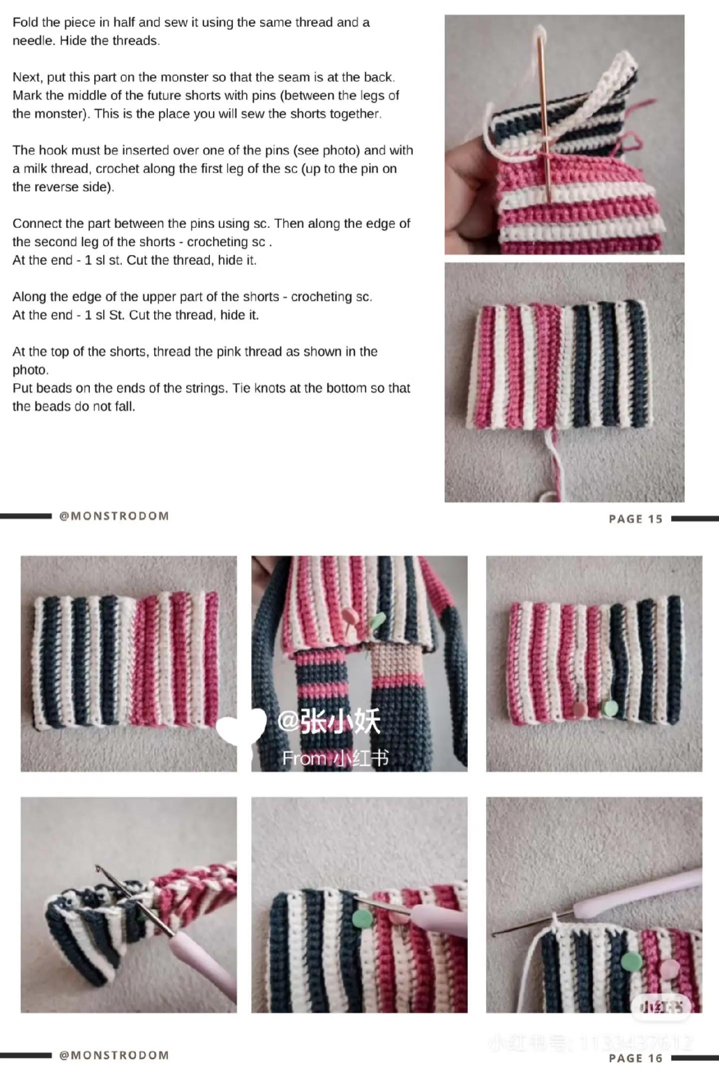 Mr. Boo Crochet Pattern: Detailed Assembly Instructions