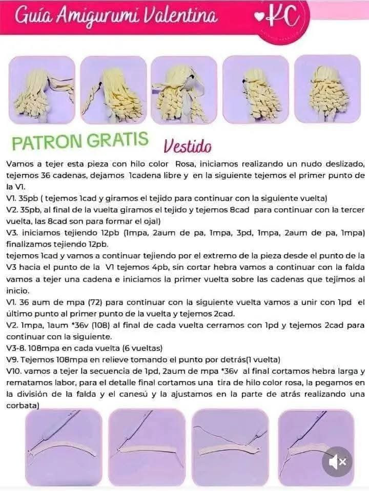 Muñeca Amigurumi Encantadora: Patrón Gratis para Tejedores Creativos