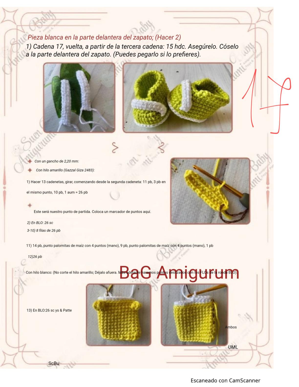 Muñeca de ganchillo con vestido de SpongeBob y bolso a juego