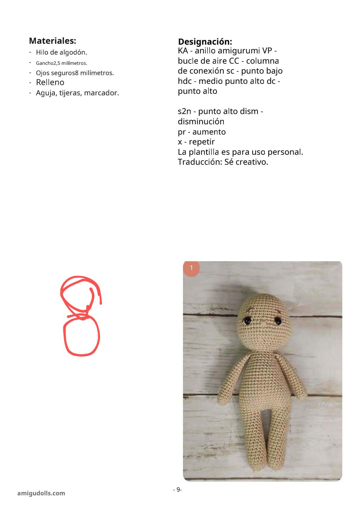 Muñeco de ganchillo con gorro de arlequín y detalles encantadores