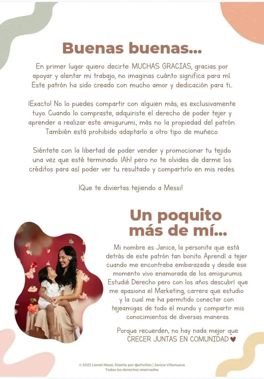 Muñeco de ganchillo inspirado en un famoso futbolista argentino