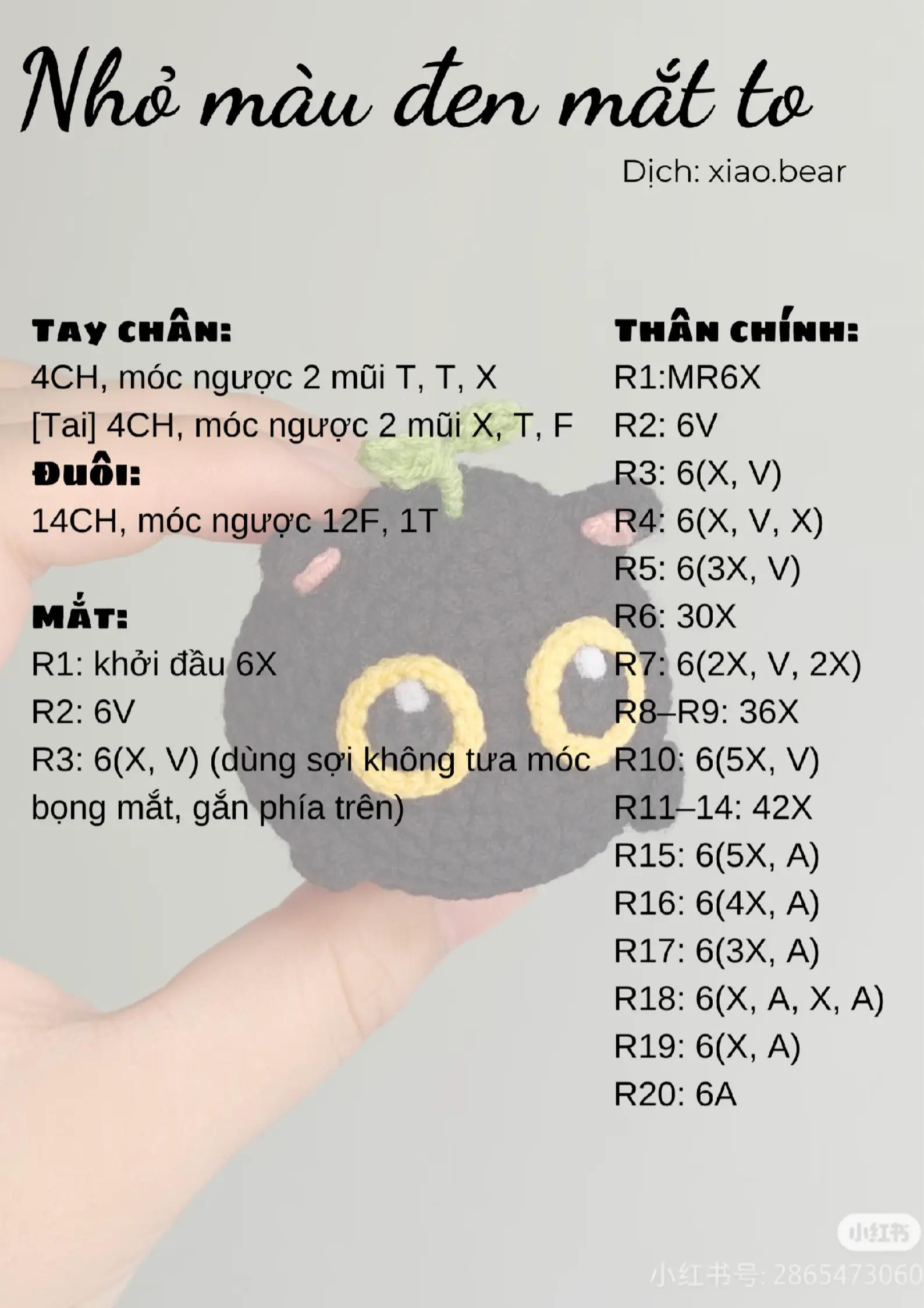 Nhỏ màu đen mắt to, voi còi, chart bồ hóng.