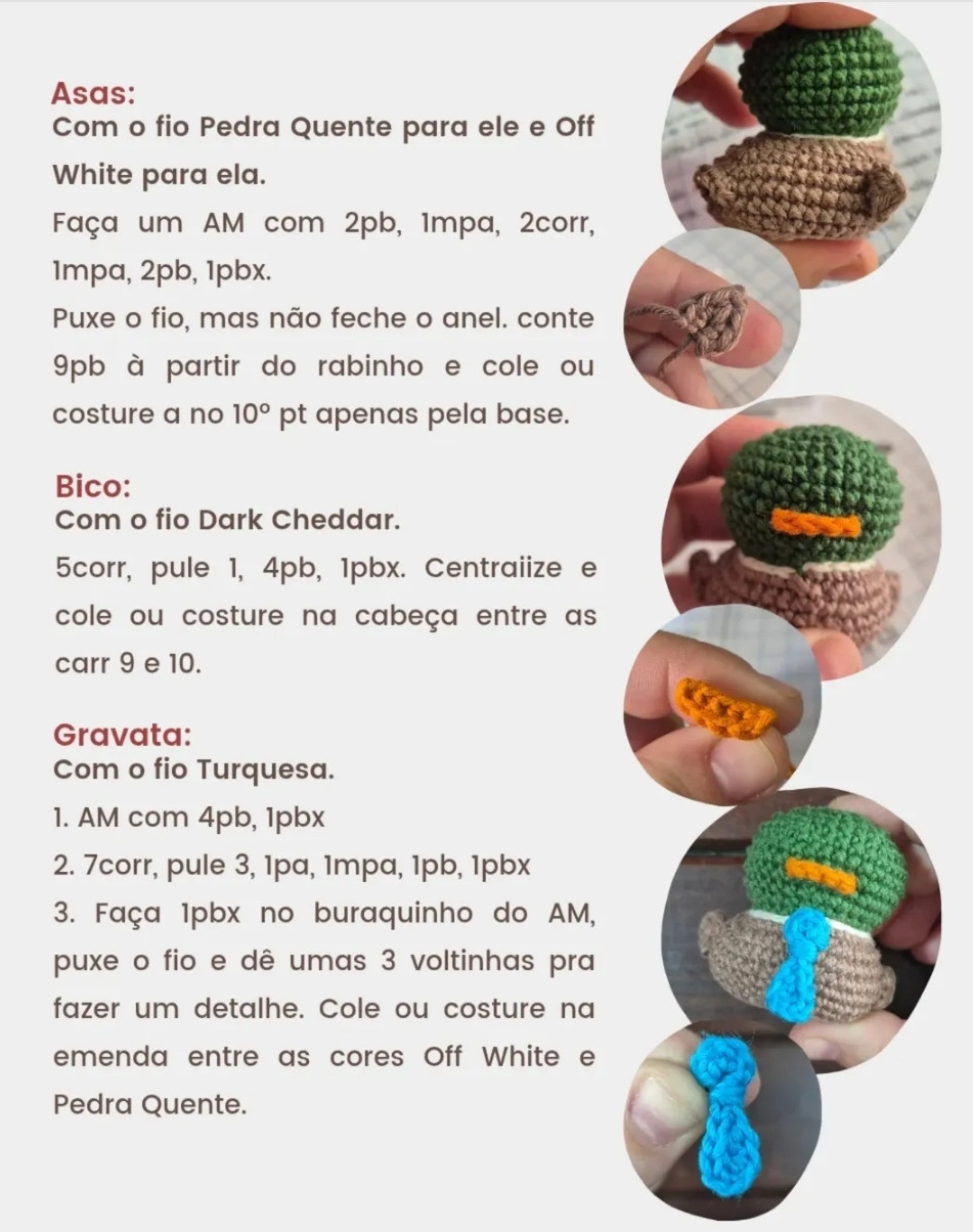 Nhô Patuíno e Dona Quinquinha: Receita Gratuita de Amigurumi