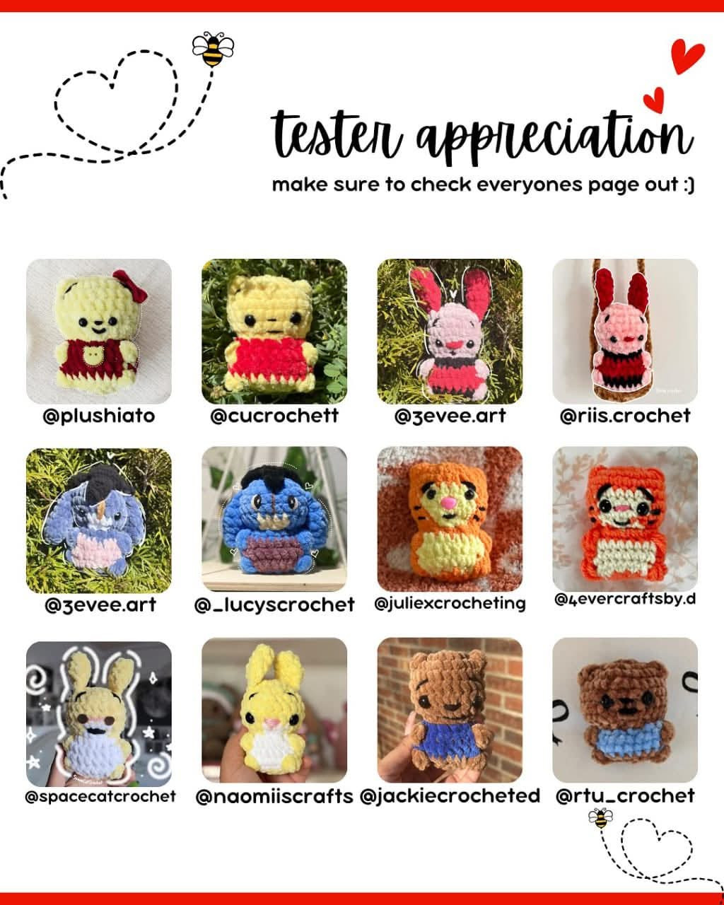 "No Sew Crochet Patterns for Winnie the Pooh & Friends"